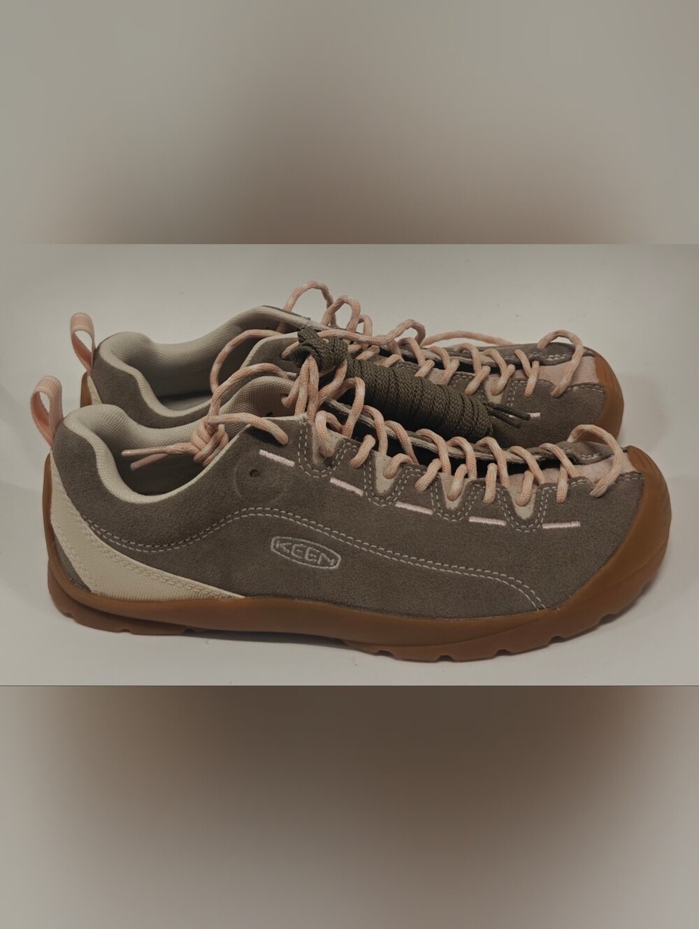 KEEN Jasper Suede Approach Sneakers Men’s US 9.5 EU 42.5 Brown Hiking Shoe - Picture 2 of 12
